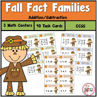  Fall Fact Families using Addition and Subtraction