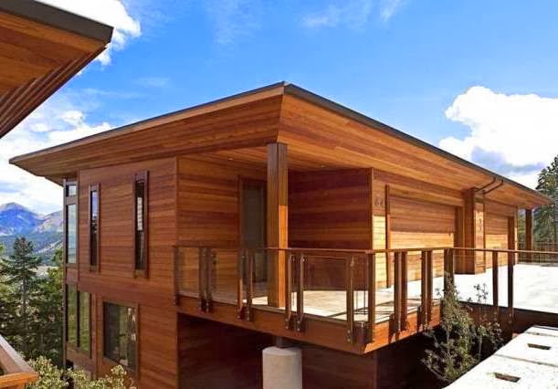 Desain Rumah Kayu Sederhana dan Modern  Contoh Disain 