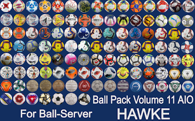 PES 2019 Ball-Server Pack vol 11 AIO by Hawke [ 113 Balls ]