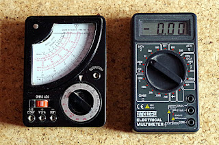 volts amps ohms meter analogue digital