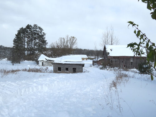 snowy driveway