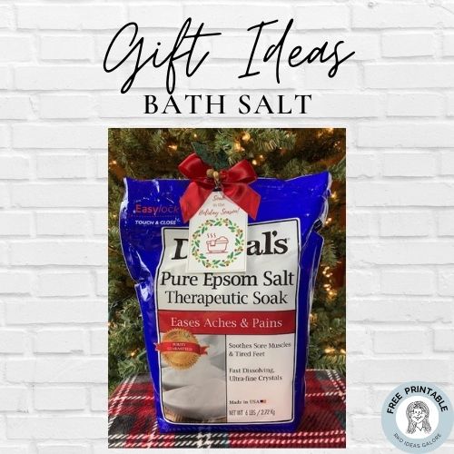 Bath Salt Gift Idea