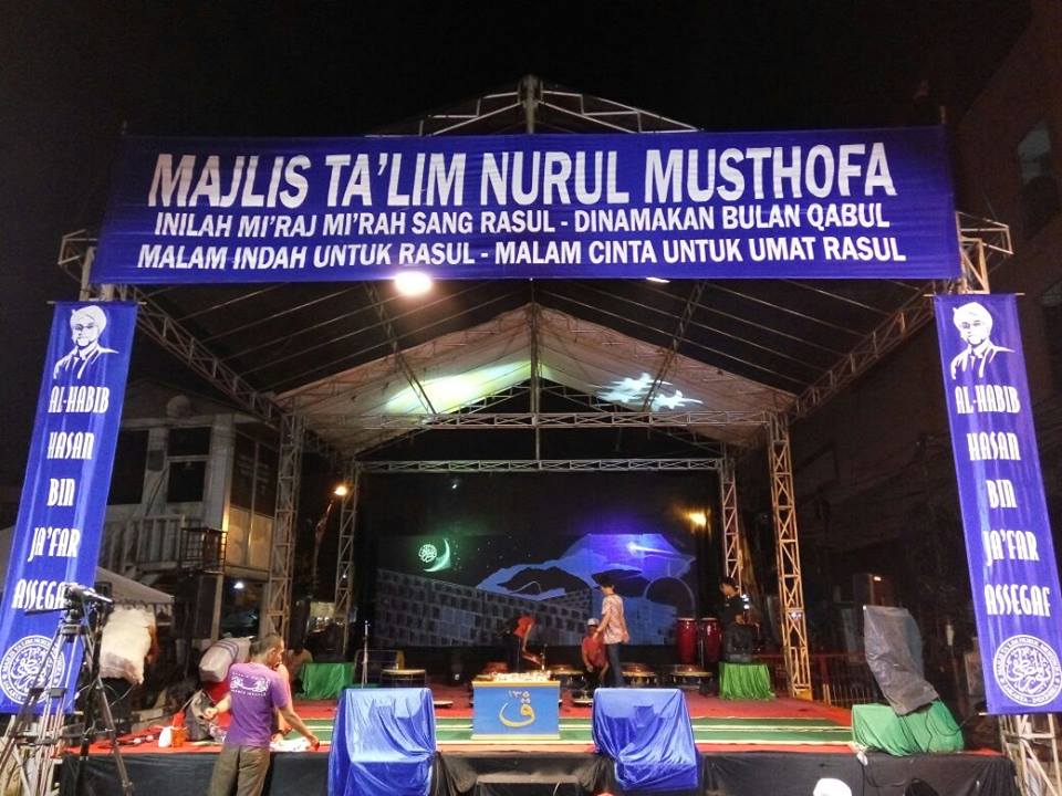 PANGGUNG MAJLIS DI JL.JATI BUNDER, TANAH ABANG  5 MEI 