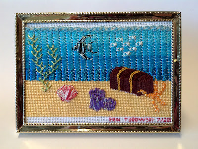 "Sparkles under the Sea," designed and stitched by Erin Turowski