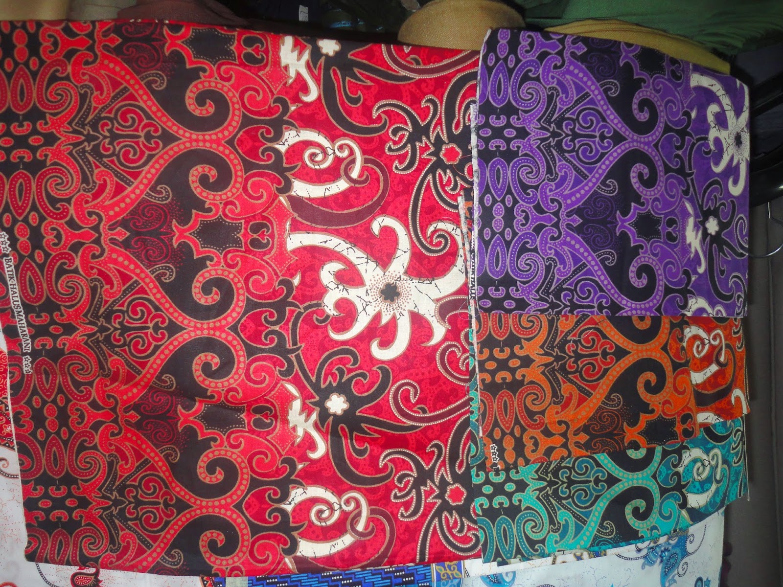 Batik Motif  Dayak Khas Kalimantan June 2014