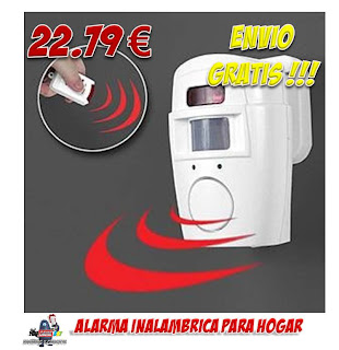 alarma inalambrica con sensor de movimiento