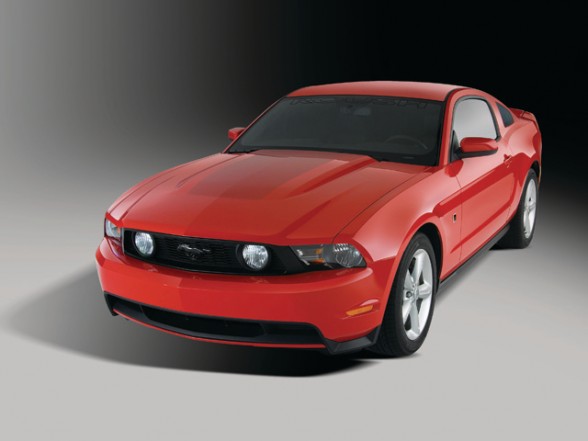 Red Mustang 2010