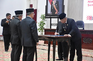 Acara Pengukuhan Kepala BPKP di Kantor Gubernur Kalimantan Barat