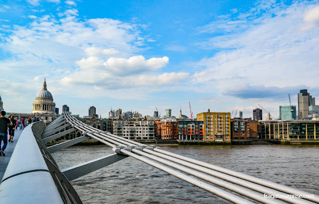 Millenium Bridge e Catedral de Saint Paul, Londres