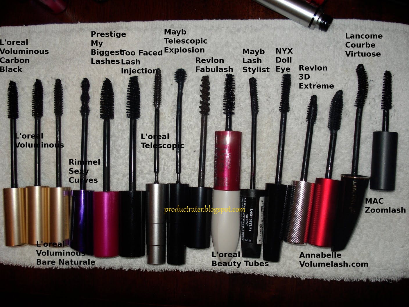 Types of mascara