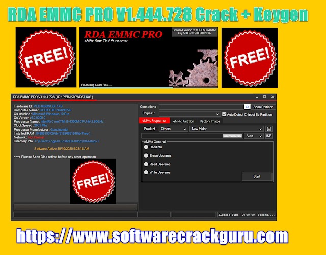 RDA EMMC PRO Tool Crack Free Download - No Need Activation