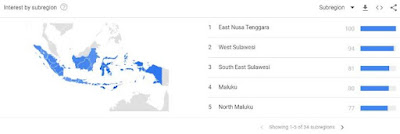 region wilayah di google trends