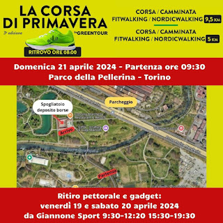 Mancano pochi giorni a La Corsa di Primavera! Domani scadono le iscrizioni on line, possibilità anche di iscriversi personalmente