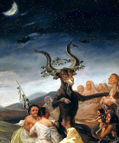 "El Aquelarre" (A festa das bruxas), Francisco de Goya (1746 -1828) Por razões morais não publicamos fotos do evento descrito no post.