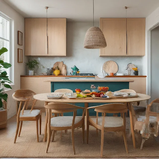 kitchen with natural light streaming