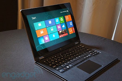 Lenovo IdeaPad Yoga 13 harga dan spesifikasi, gambar Lenovo IdeaPad Yoga 13 spek fitur, laptop yang bisa jadi tablet