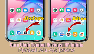 Cara Mengubah Tombol Navigasi Di HP Infinix Menjadi Iphone Tanpa Aplikasi