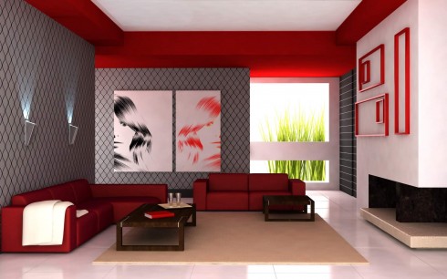 Modern Interior Design  Living Room on Modern Living Room Design Ideas 2012
