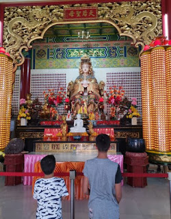 Templo Thean Hou o Templo de las Luces. Kuala Lumpur, Malasia.