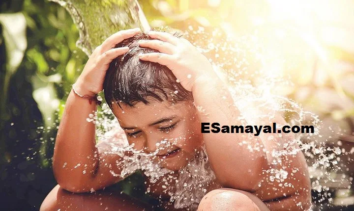 தேய்த்து குளிப்பது!