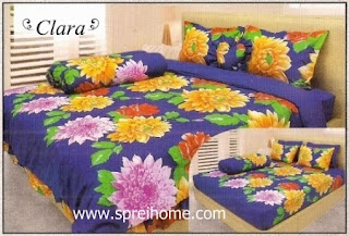 sprei on line bedcover lady rose murah motif clara