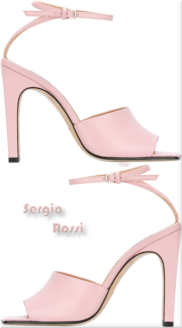 ♦Sergio Rossi pink ankle strap sandal #sergiorossi #shoes #pink #pantone #brilliantluxury