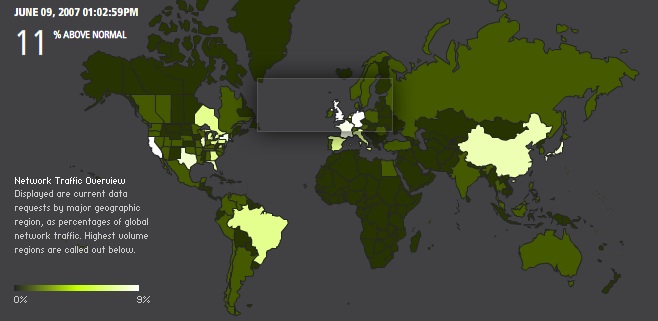 Akamai's window into the "online universe."