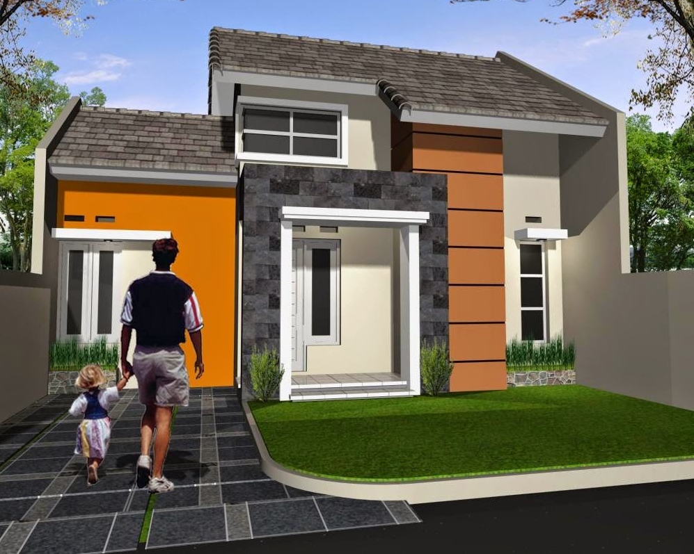 Desain Rumah  Kecil Minimalis  Irit Biaya  Jual Bata Ekspos