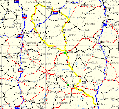 Millau Brige trouting routes by Nomad www.motomassif.info