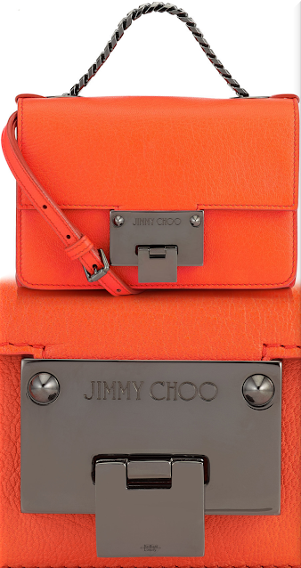 ♦Jimmy Choo Rebel red soft mini bag #jimmychoo #bags #pantone #red #brilliantluxury