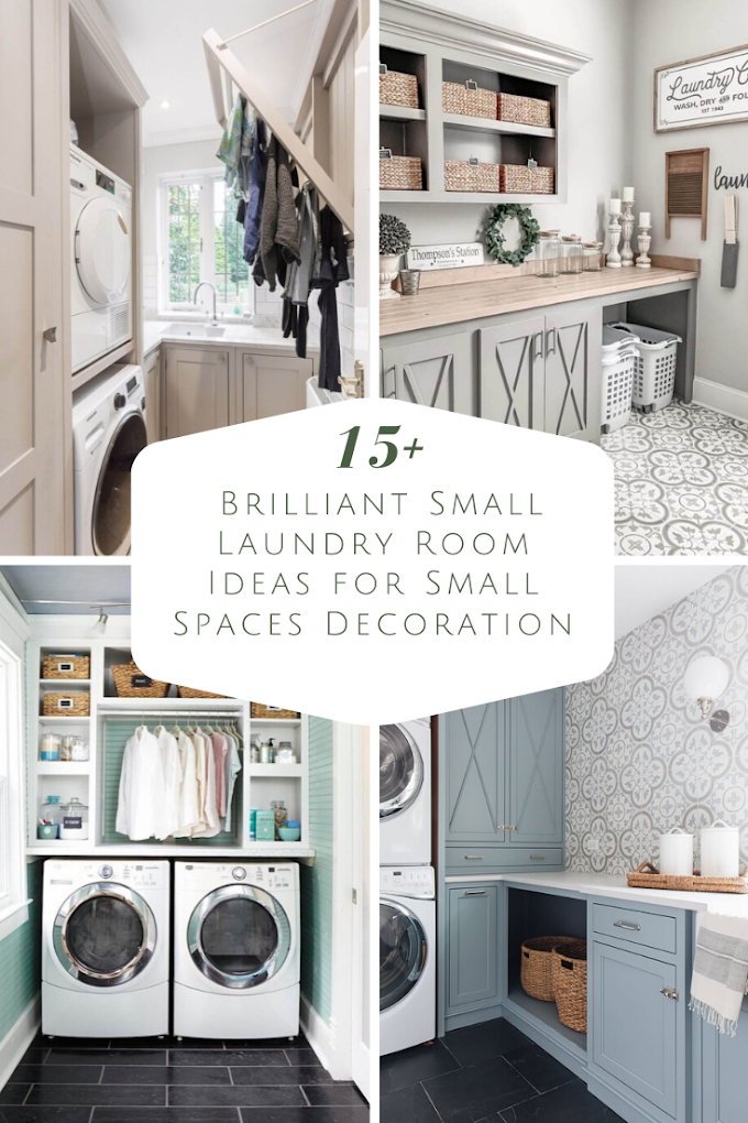 15+ Brilliant Small Laundry Room Ideas for Small Spaces Decoration