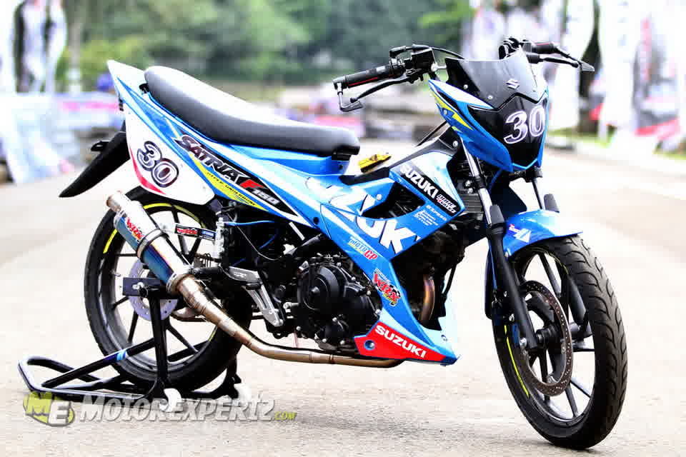 modifikasi satria fu road race terbaru