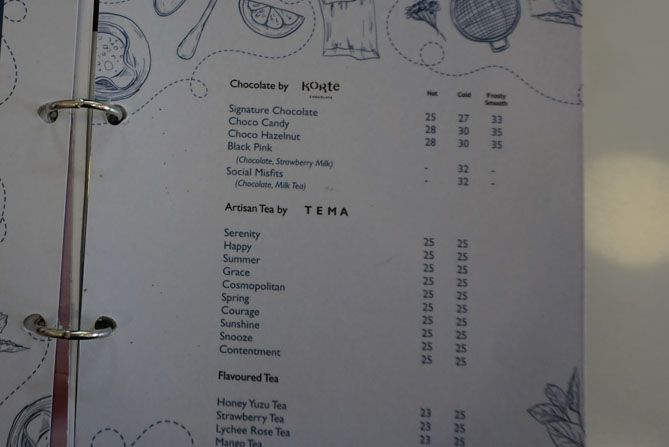 Daftar menu dan harga di Butler Coffee Boutique