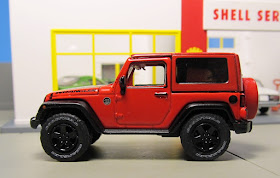 GreenLight Country  Jeep Wrangler red