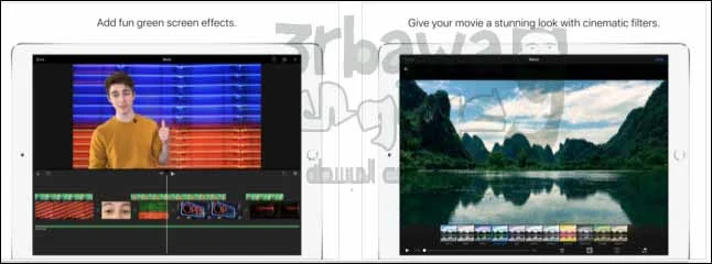 التطبيق الرابع:iMovie