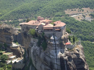 Amazing Meteora monastery in Greece