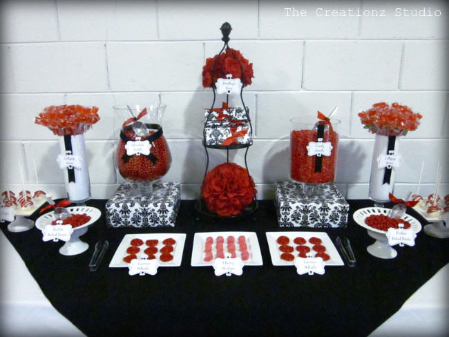 This weekend was my cousin 39s wedding and I put together a candy buffet for