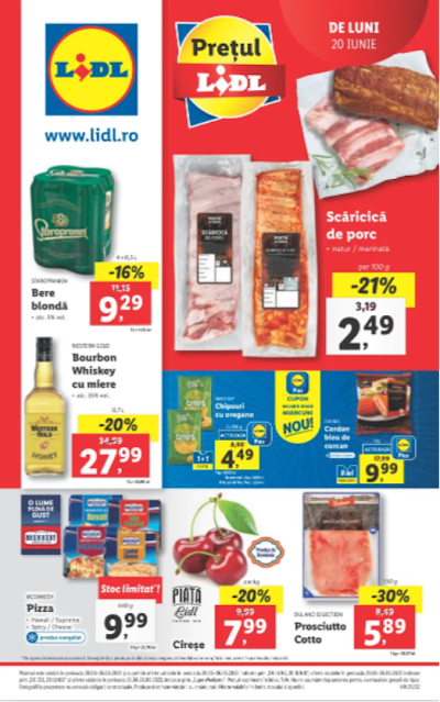 LIDL Catalog - Brosura 20-26.06 2022→  American Style  | LidlPlus | Super Weekend