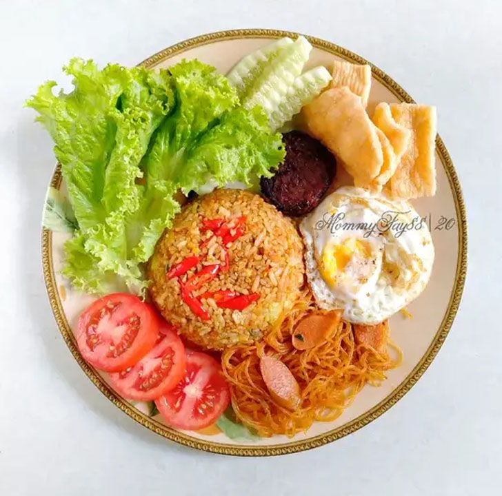 Resep Nasgor Jawa Pedes Komplit