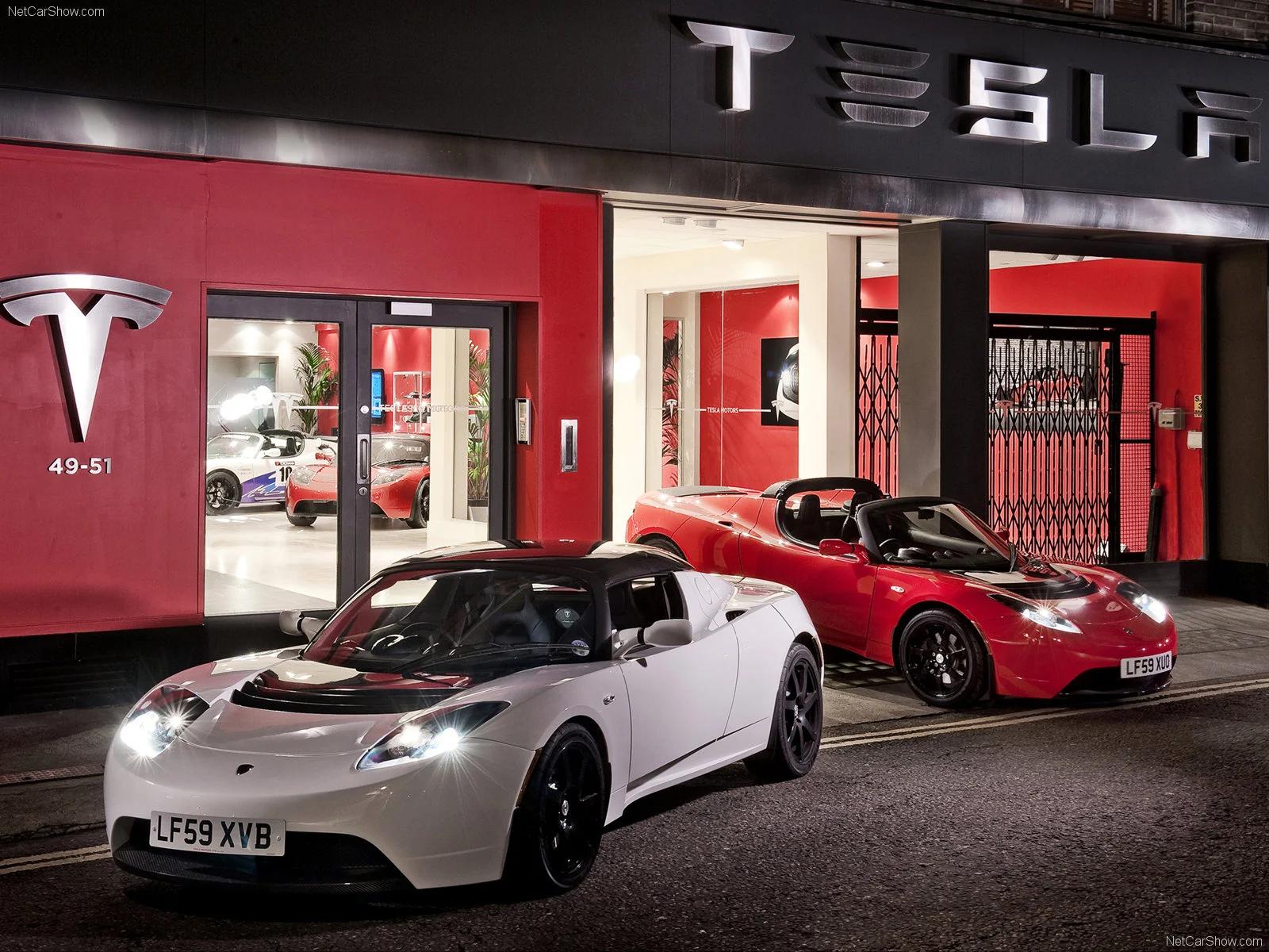 Hình ảnh xe điện Tesla Roadster UK-Version 2010 & nội ngoại thất