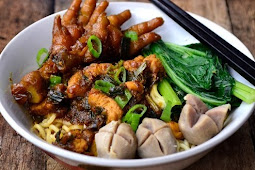 Resep Cara Membuat Mie Ayam Bakso Ceker + Kuah Enak