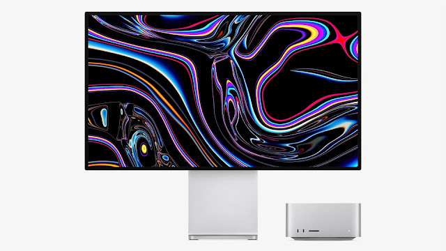 El Mac Studio con el chip M2 Ultra admite hasta seis monitores Pro Display XDR, lo que equivale a más de 100 millones de píxeles.