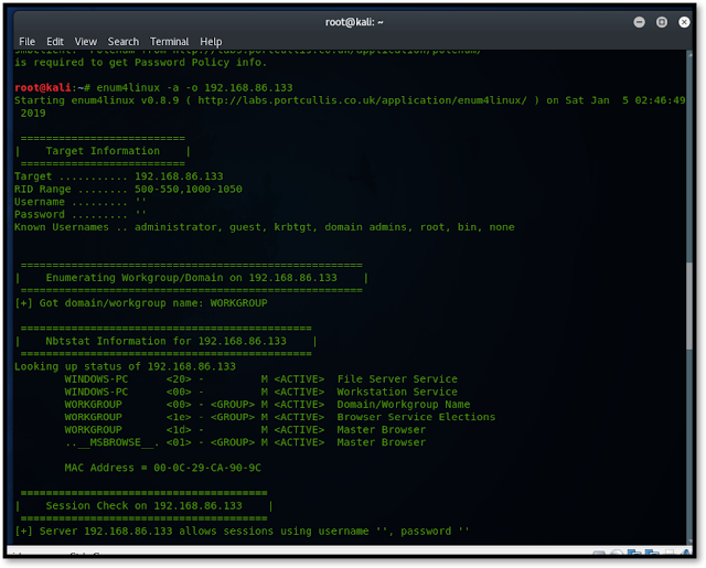 enumeration techniques in ethical hacking