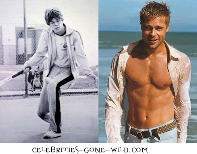 Brad Pitt wasn't always the sexiest man alive, or he's just fully dressed on 