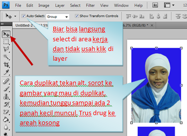 Cara membuat foto 2x3 3x4 dan 4x6 dengan photoshop 