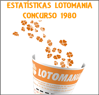 Estatísticas lotomania 1980 análises das dezenas