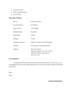 Front Office Executive Resume 2