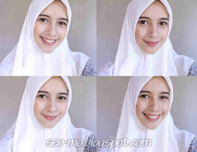 Foto Annette Edoarda Berhijab Memakai Kerudung atau Jilbab