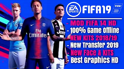 One popular android hd soccer game is FIFA  Download FIFA 14 Mod FIFA 19 Mod by Fabix7