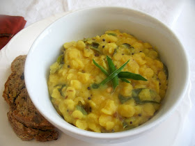 simple lentil dal